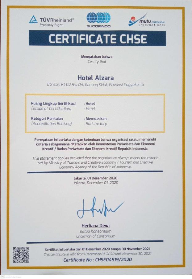 Alzara Hotel Syariah Wonosari Εξωτερικό φωτογραφία